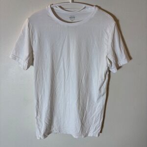 SPANX Mens Zero Sculpt White T-Shirt Short Sleeve Crew Neck Size Medium